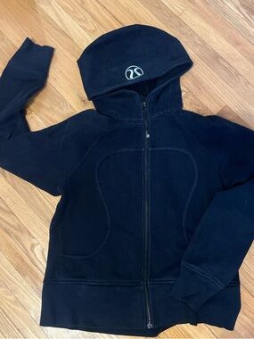 lululemon athletica Black Hooded Zip Jacket